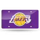 Los Angeles Lakers Colored Laser Cut Auto Tag