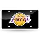 Los Angeles Lakers Colored Laser Cut Auto Tag