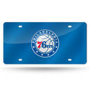 Philadelphia 76ers Colored Laser Cut Auto Tag