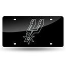 San Antonio Spurs Colored Laser Cut Auto Tag