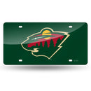 Minnesota Wild Colored Laser Cut Auto Tag