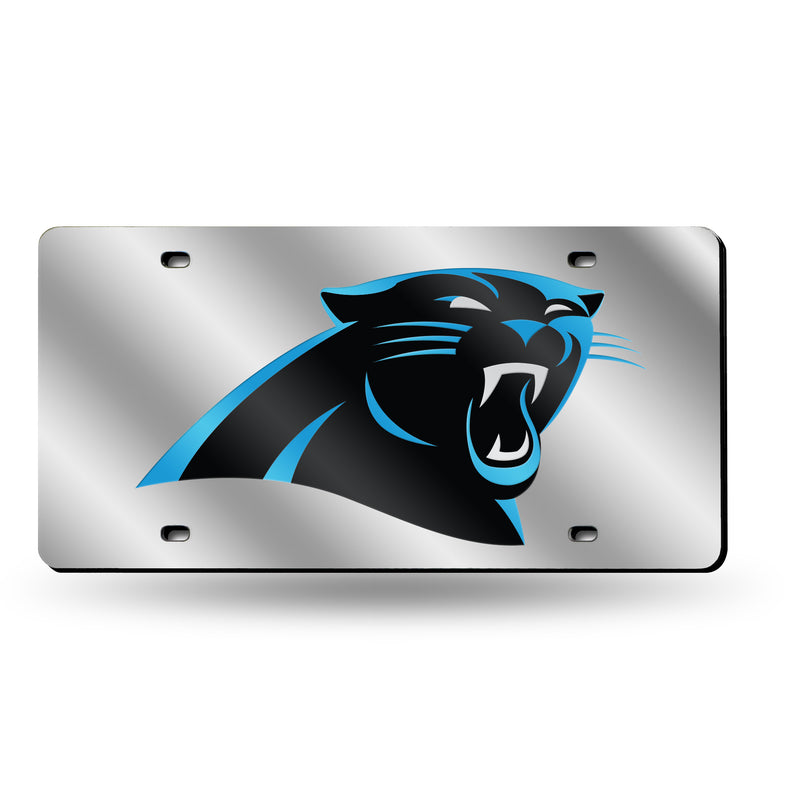 Carolina Panthers Silver Laser Cut Tag