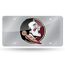 Florida State Seminoles Silver Laser Cut Tag