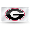Georgia Bulldogs Silver Laser Cut Tag