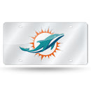 Miami Dolphins Silver Laser Cut Tag
