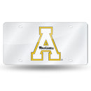 Appalachian State Mountaineers Silver Laser Cut Tag