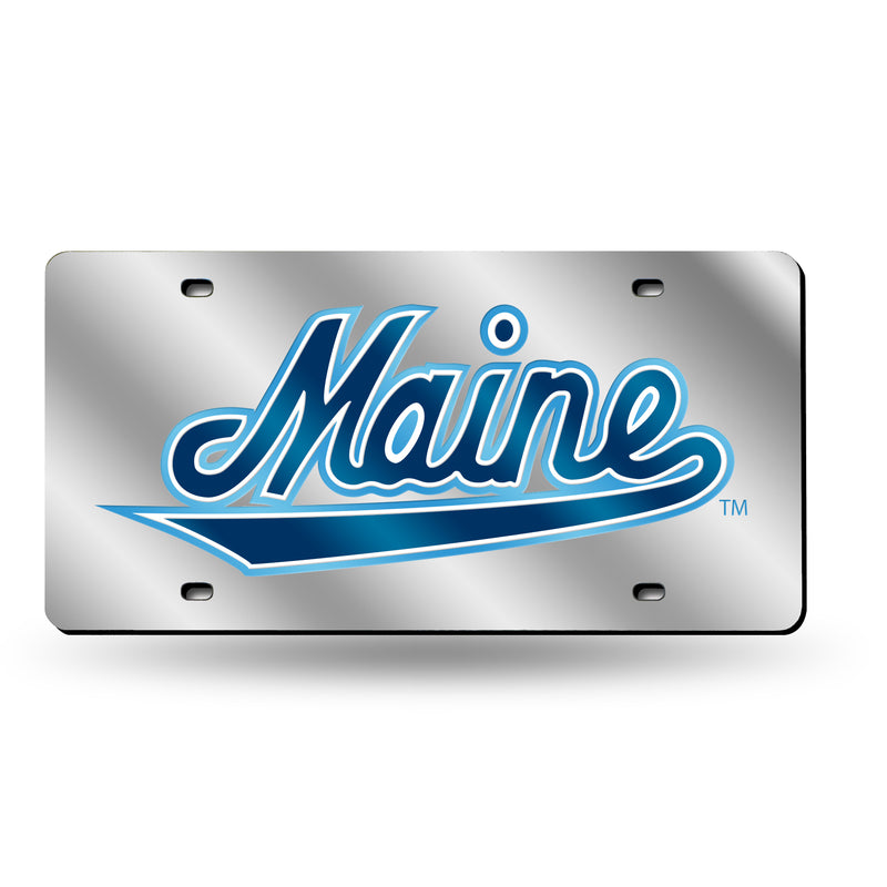 Maine Black Bears Silver Laser Cut Tag