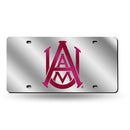 Alabama A&M Bulldogs Silver Laser Cut Tag