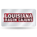 Louisiana-Lafayette Ragin Cajuns Silver Laser Cut Tag