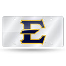 East Tennessee State Buccaneers Silver Laser Cut Tag