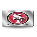 San Francisco 49ers Silver Laser Cut Tag