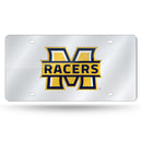 Murray State Racers Silver Laser Cut Tag