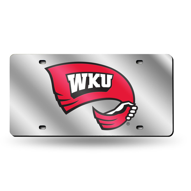 Western Kentucky Hilltoppers Silver Laser Cut Tag