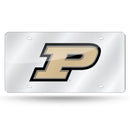 Purdue Boilermakers Silver Laser Cut Tag