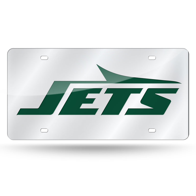 New York Jets Laser Cut Tag - Silver