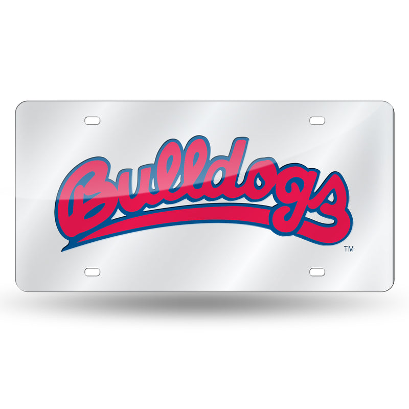 Fresno State Bulldogs Silver Laser Cut Tag