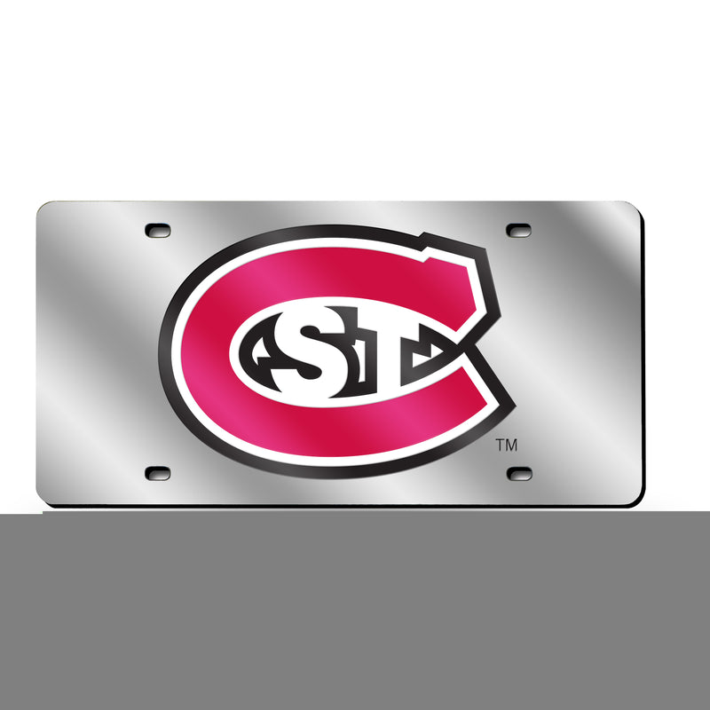 St. Cloud State Huskies Silver Laser Cut Tag
