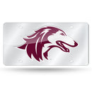 Southern Illinois Salukis Silver Laser Cut Tag