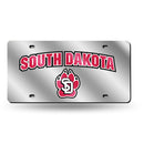South Dakota Coyotes Silver Laser Cut Tag
