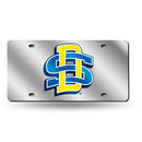 South Dakota State Jackrabbits Silver Laser Cut Tag