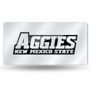 New Mexico State Aggies Silver Laser Cut Tag