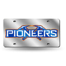 Wisconsin-Platteville Pioneers Silver Laser Cut Tag