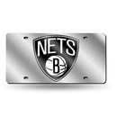 Brooklyn Nets Silver Laser Cut Tag