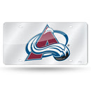 Colorado Avalanche Silver Laser Cut Tag