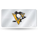 Pittsburgh Penguins Silver Laser Cut Tag