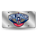 New Orleans Pelicans Silver Laser Cut Tag