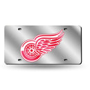 Detroit Red Wings Silver Laser Cut Tag