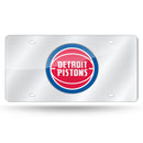 Detroit Pistons Silver Laser Cut Tag