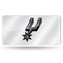 San Antonio Spurs Silver Laser Cut Tag