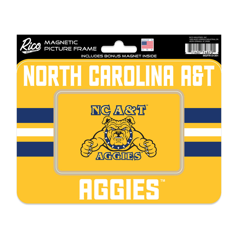 North Carolina A&T Aggies Magnetic Picture Frame w/ Bonus Team Magnet