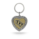 Central Florida Rhinestone Heart Keychain