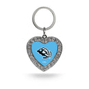 Utah Mammoth Rhinestone Heart Keychain