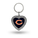 Bears Rhinestone Heart Key Chain