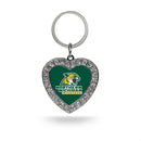 Northern Michigan Rhinestone Heart Key Chain