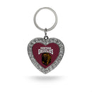 Montana Rhinestone Heart Keychain