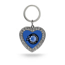 Orlando Magic Rhinestone Heart Keychain