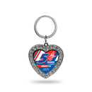 Kyle Larson Rhinestone Heart Keychain