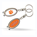 Clemson Spinner Keychain
