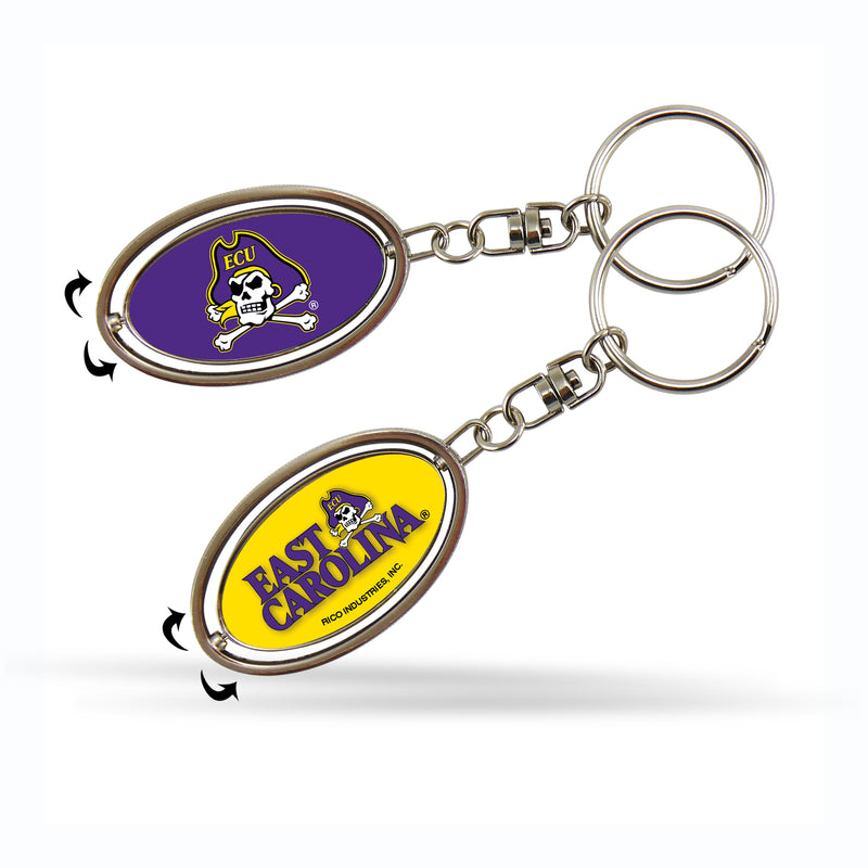 East Carolina Spinner Keychain
