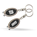 Giants - Ny - Carbon Fiber Design - Spinner Keychain