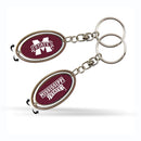 Mississippi State Spinner Keychain