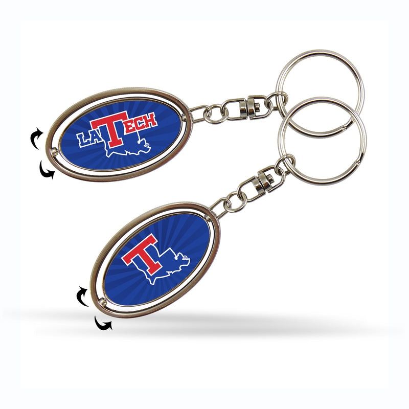 Louisiana Tech Spinner Key Chain