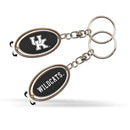 Kentucky University - Carbon Fiber Design - Spinner Keychain