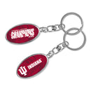 Indiana University 2026 Football National Champions Metal Spinner Keychain