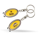 Western Michigan Spinner Keychain