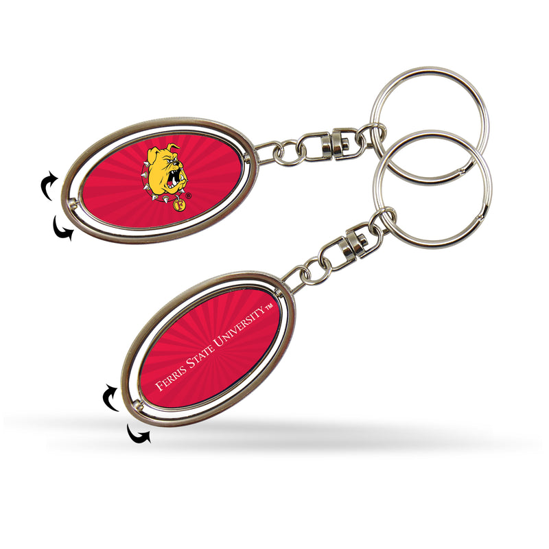 Ferris State Spinner Keychain